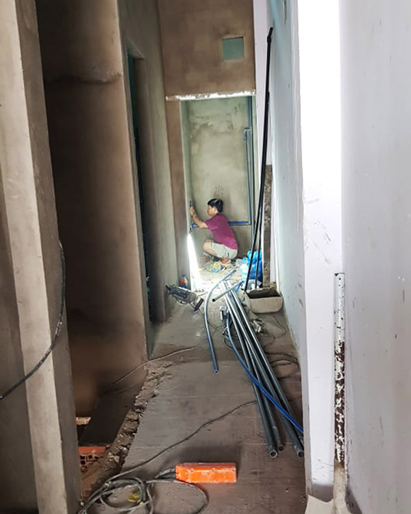 Partition walls building Ho Chi Minh City