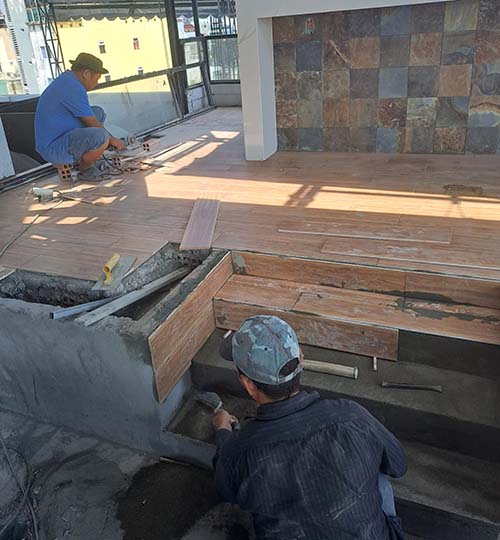 Parquet flooring installation Ho Chi Minh City