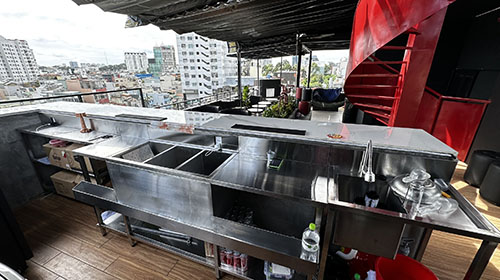 Rooftop building Ho Chi Minh City